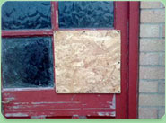 boarded up Aylesbury